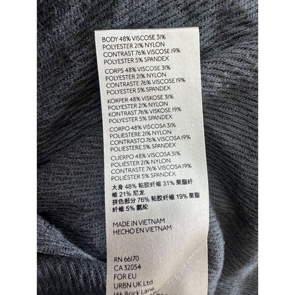 We the Free Thermal Waffle Long Sleeve Gray Size Small Boho Casual - Picture 5 of 8